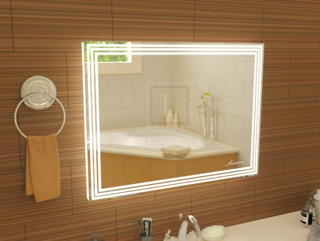 Зеркало в ванну с подсветкой Люмиро Экстра 160х80 см